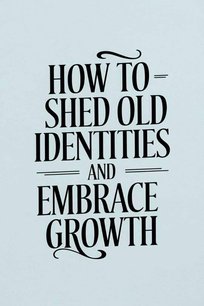 How to Shed Old Identities and Embrace Growth