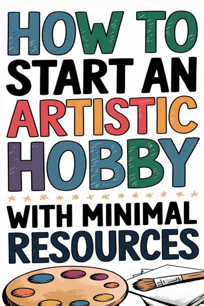 How to Start an Artistic Hobby with Minimal Resources