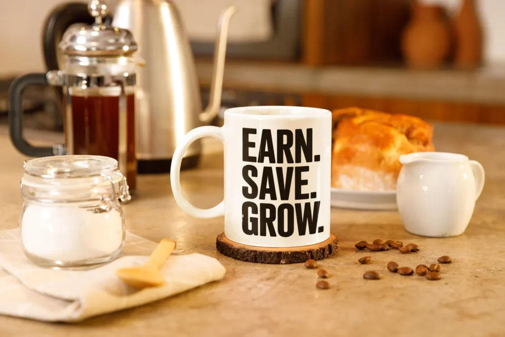 earn save grow