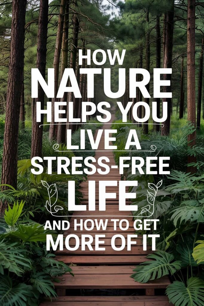 How Nature Helps You Live a Stress-Free Life And How to Get More of It