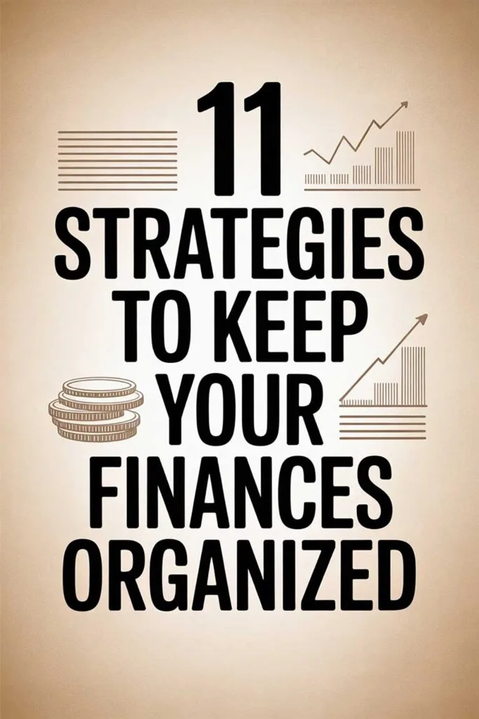 11 Strategies to Keep Your Finances Organized
