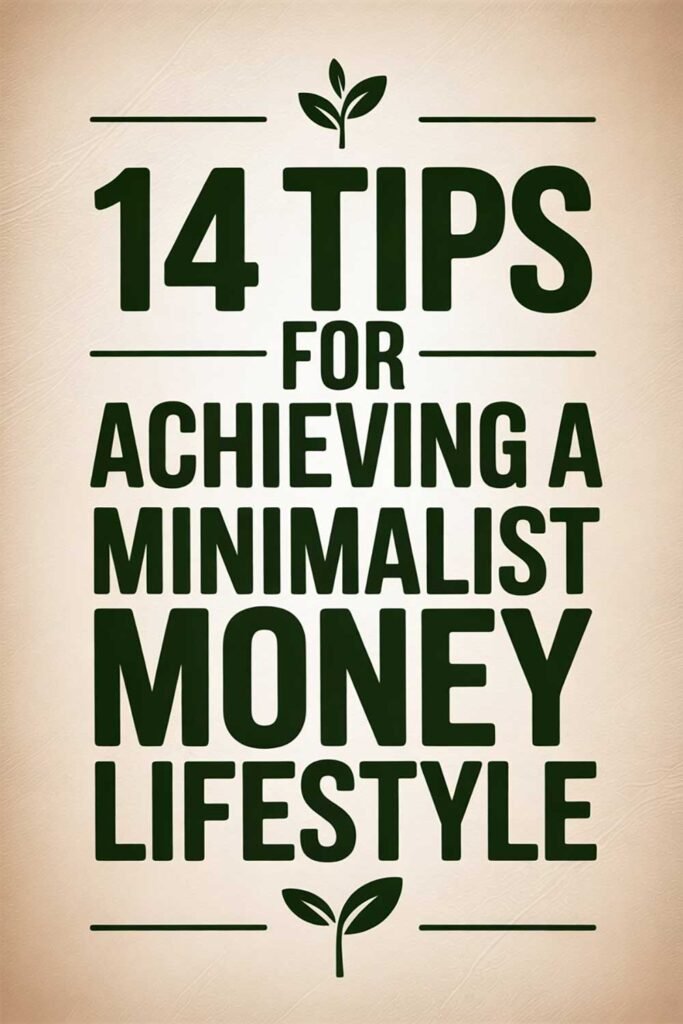 14 Tips for Achieving a Minimalist Money Lifestyle