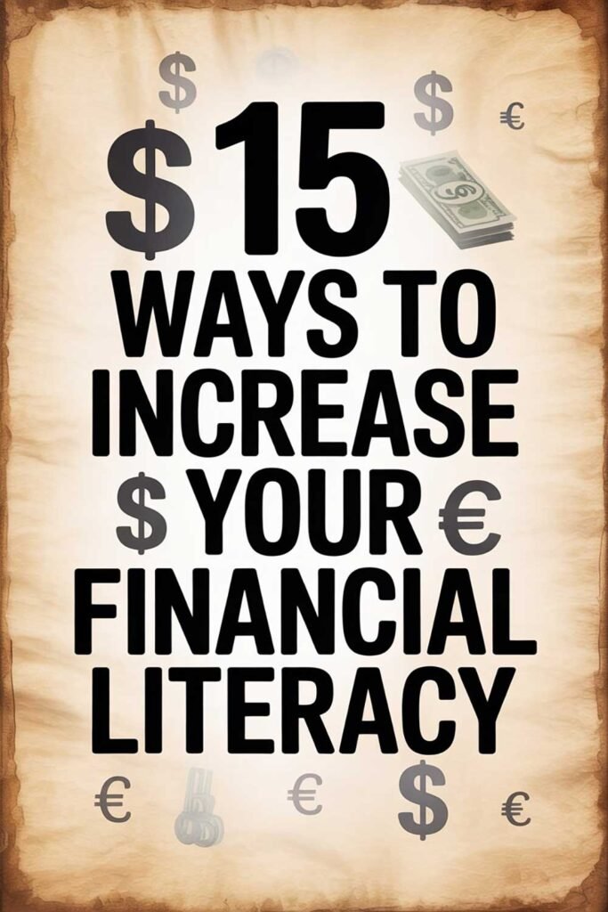 15 Ways to Increase Your Financial Literacy