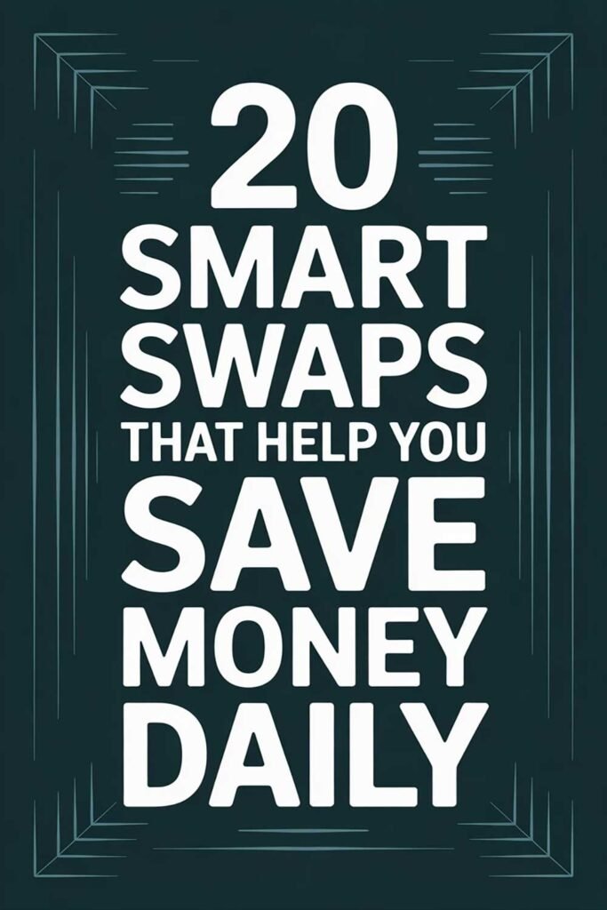 20 Smart Swaps That Will Help You Save Money Daily