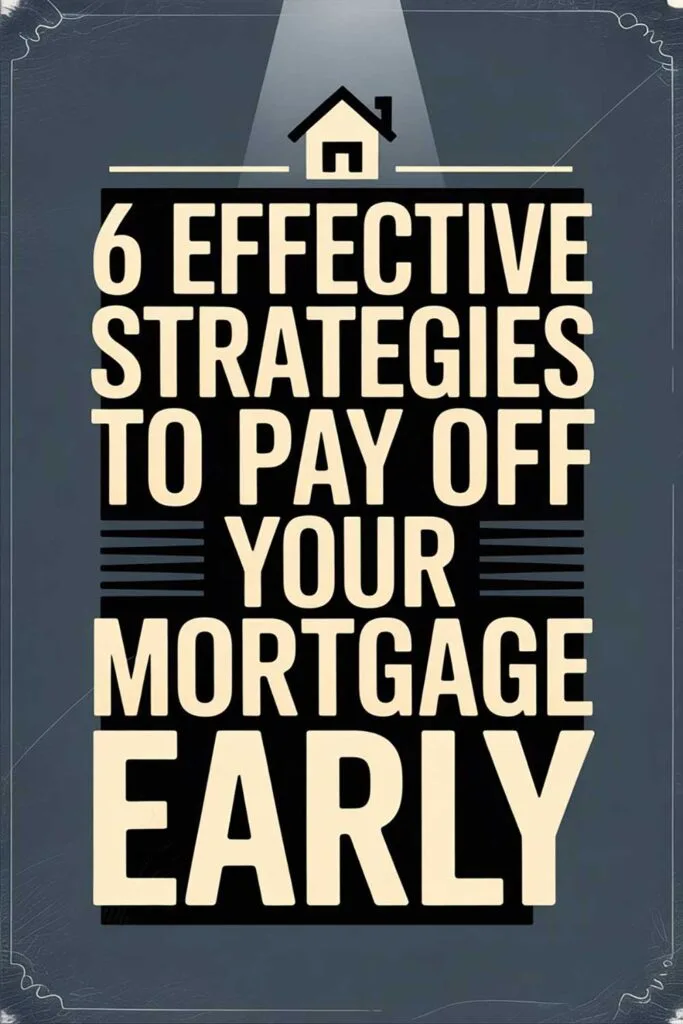 6 Effective Strategies to Pay Off Your Mortgage Early