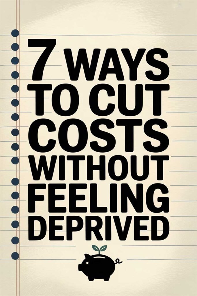 7 Ways to Cut Costs Without Feeling Deprived