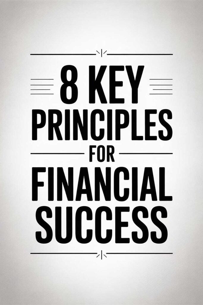 8 Key Principles for Financial Success