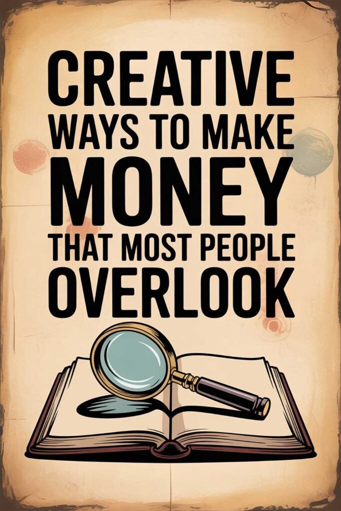 Creative Ways to Make Money That Most People Overlook