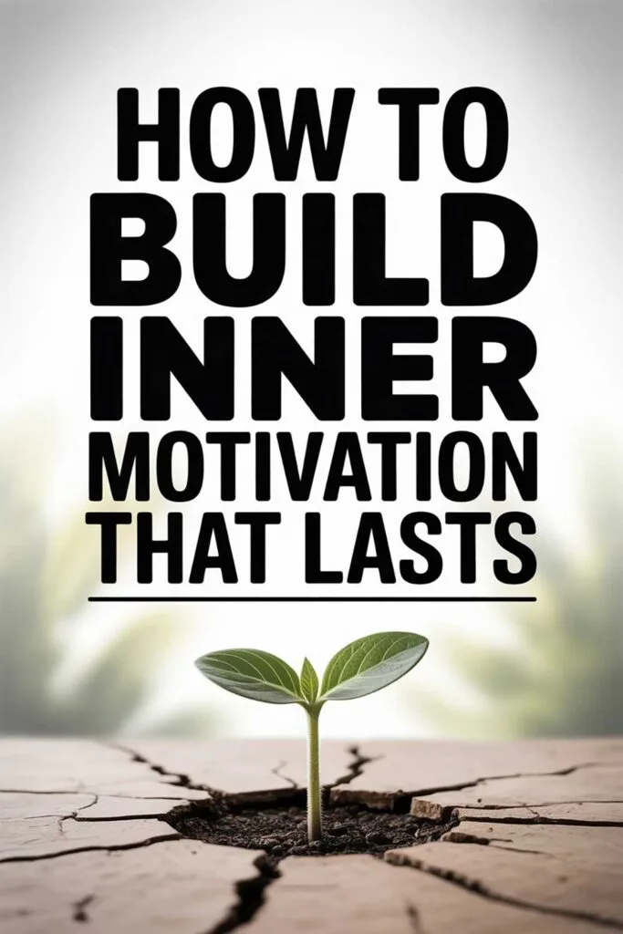 How to Build Inner Motivation That Lasts