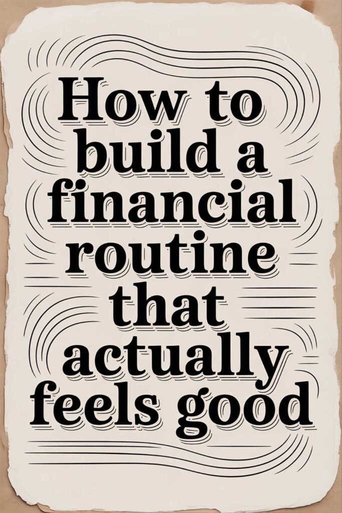 How to Build a Financial Routine That Actually Feels Good