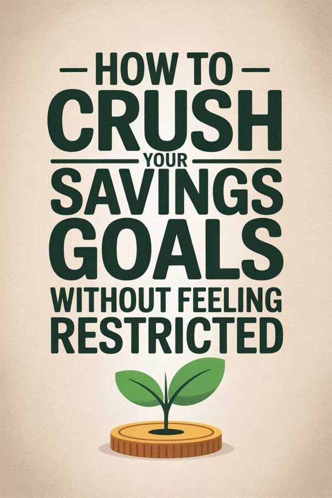 How to Crush Your Savings Goals Without Feeling Restricted