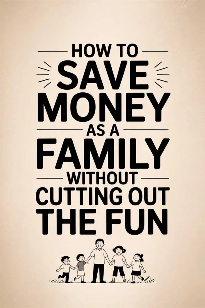 How to Save Money as a Family Without Cutting Out the Fun