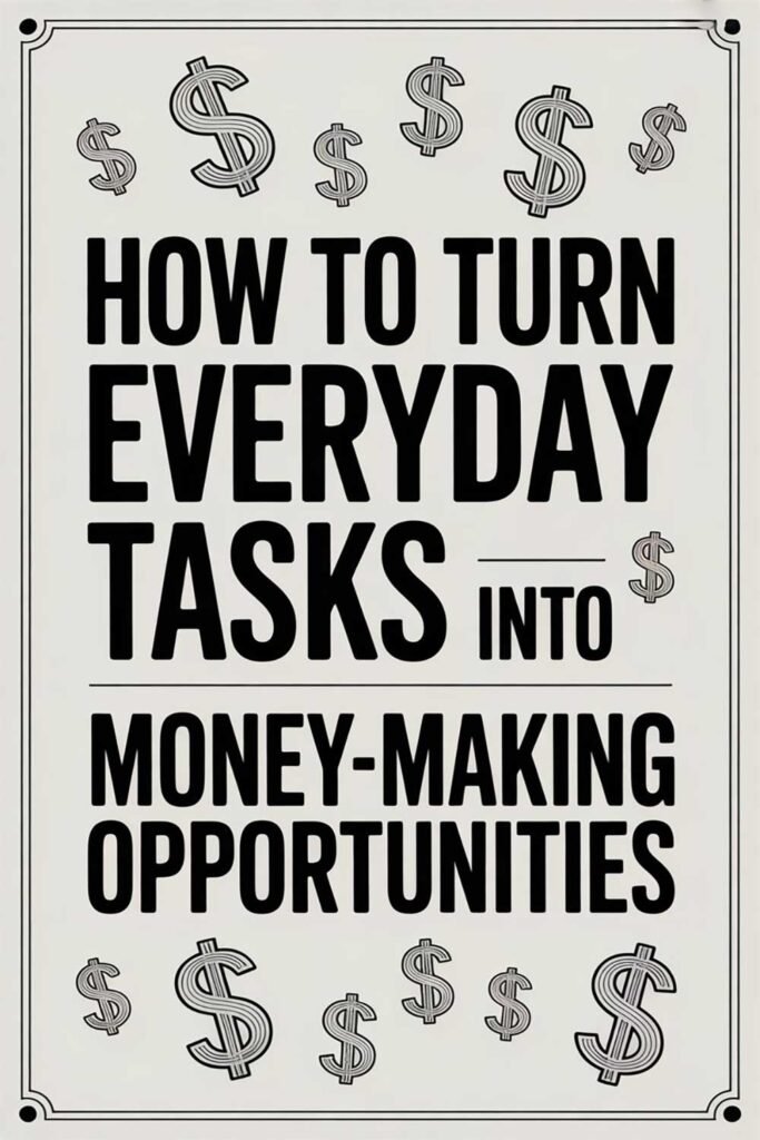 How to Turn Everyday Tasks into Money-Making Opportunities