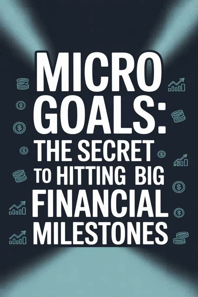 Micro Goals: The Secret to Hitting Big Financial Milestones