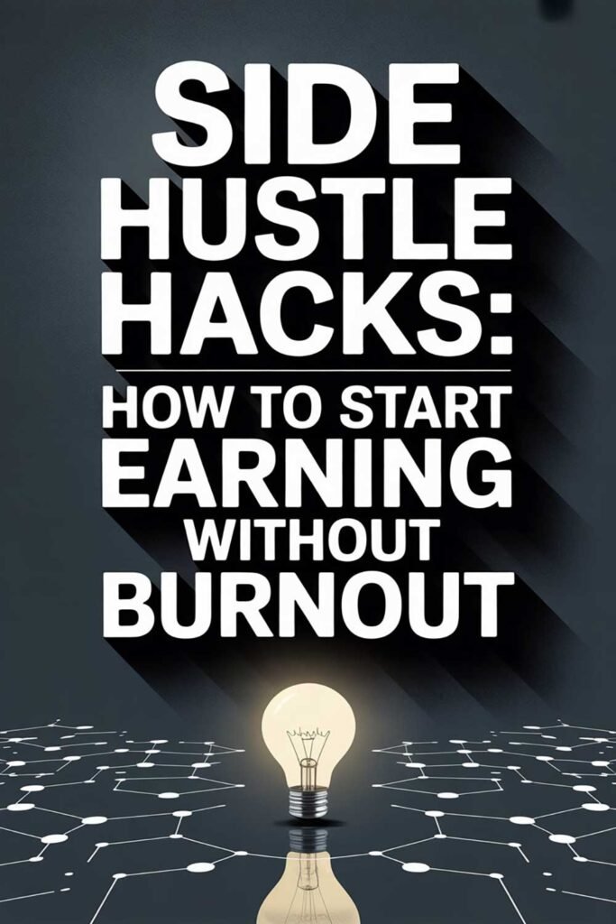 Side Hustle Hacks: How to Start Earning Without Burnout