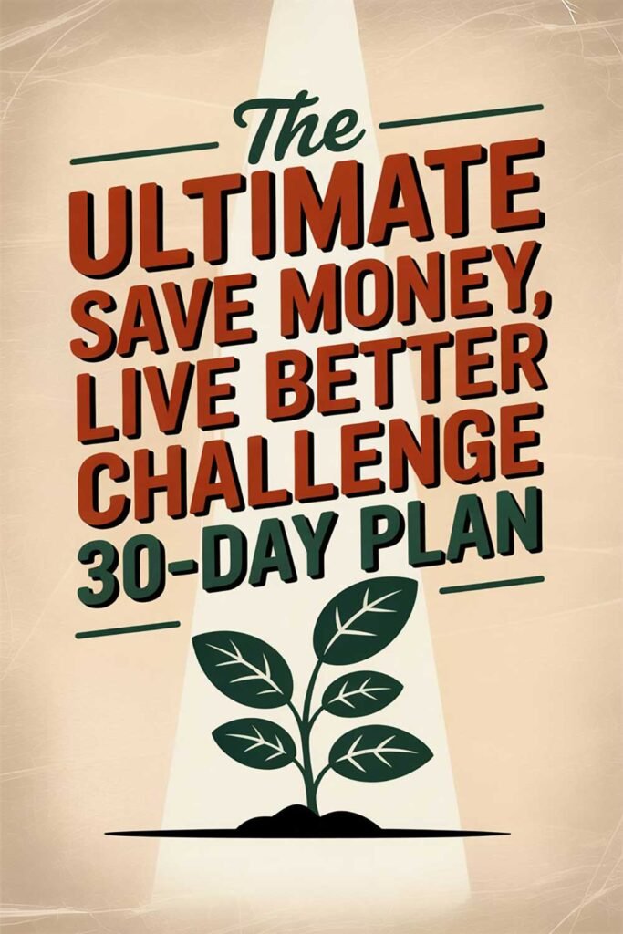 The Ultimate Save Money, Live Better Challenge 30-Day Plan