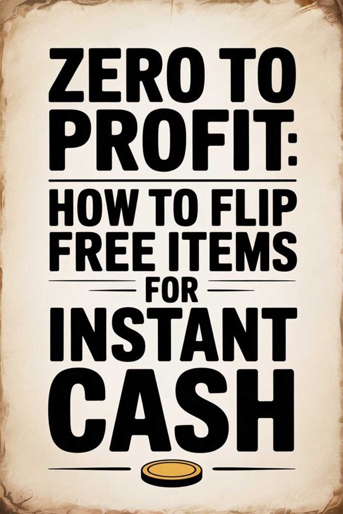 Zero to Profit: How to Flip Free Items for Instant Cash