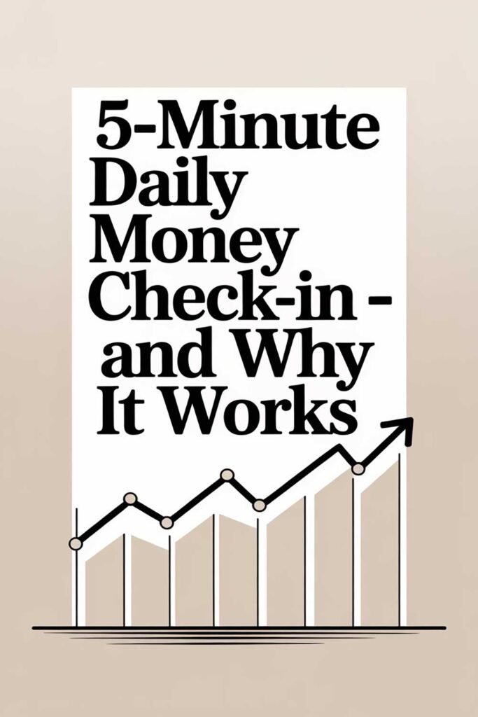 5-Minute Daily Money Check-In – And Why It Works