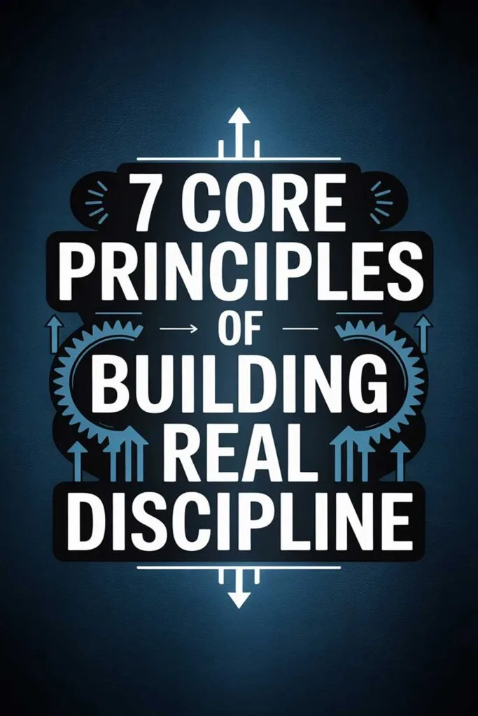 7 Core Principles of Building Real Discipline