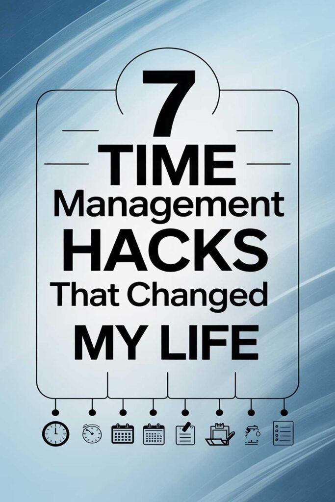 7 Time Management Hacks That Changed My Life