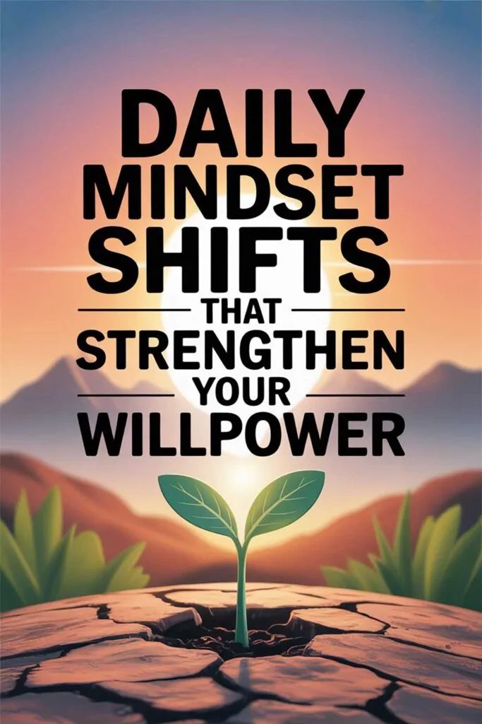 Daily Mindset Shifts That Strengthen Your Willpower