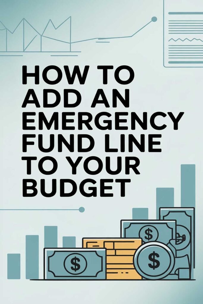 How to Add an Emergency Fund Line to Your Budget