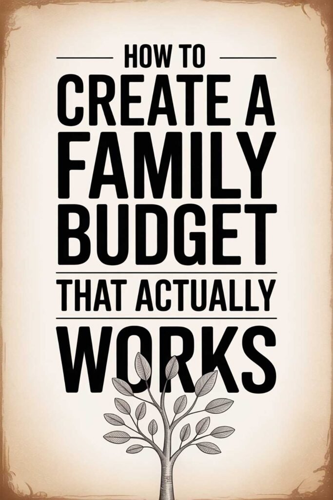 How to Create a Family Budget That Actually Works