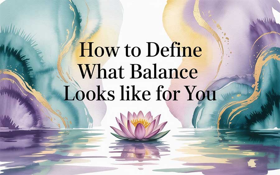 what balance looks like