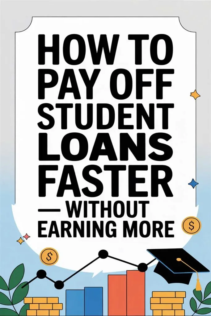 How to Pay Off Student Loans Faster – Without Earning More