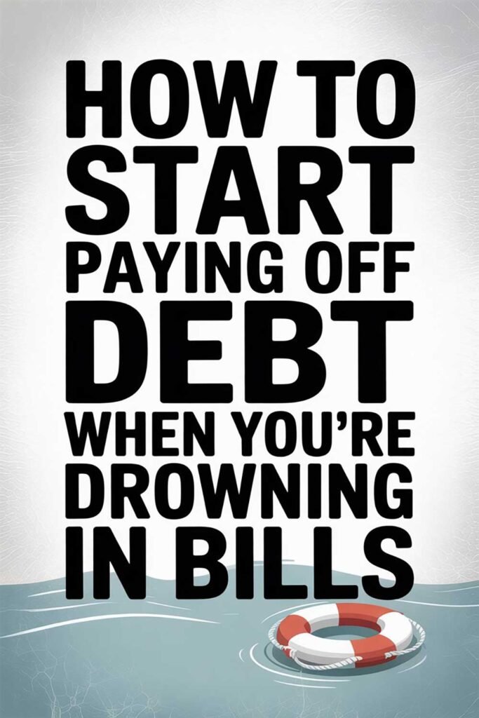 How to Start Paying Off Debt When You’re Drowning in Bills