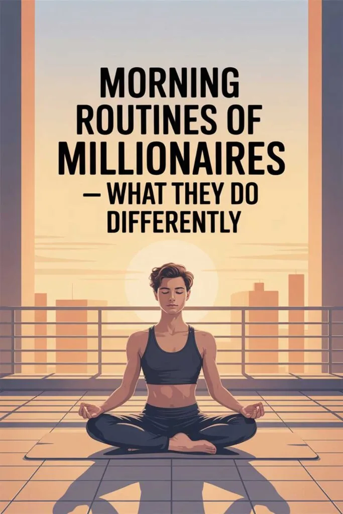 Morning Routines of Millionaires — What They Do Differently