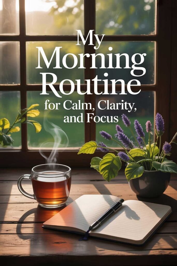 My Morning Routine for Calm, Clarity, and Focus