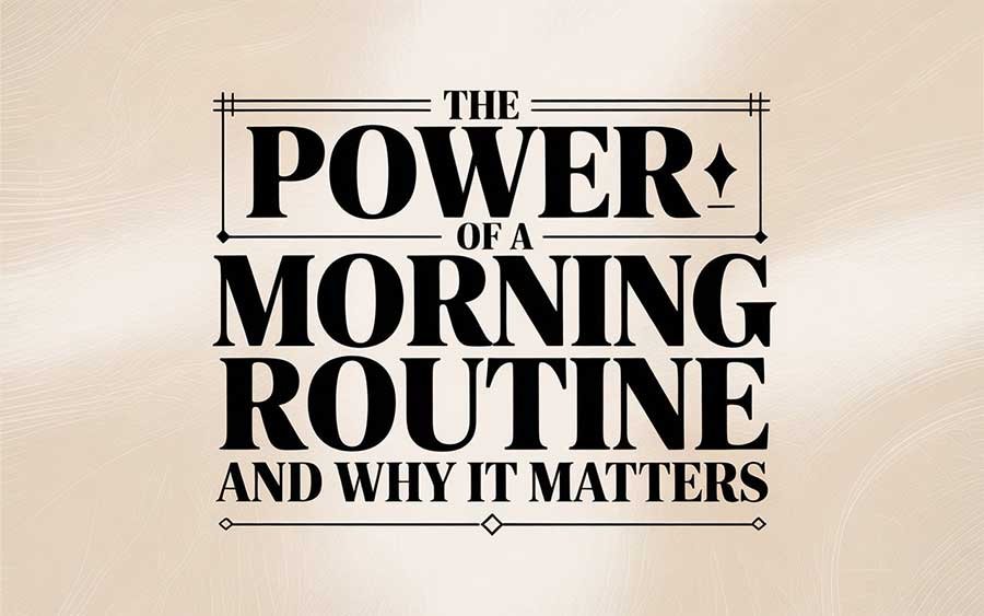 morning routine