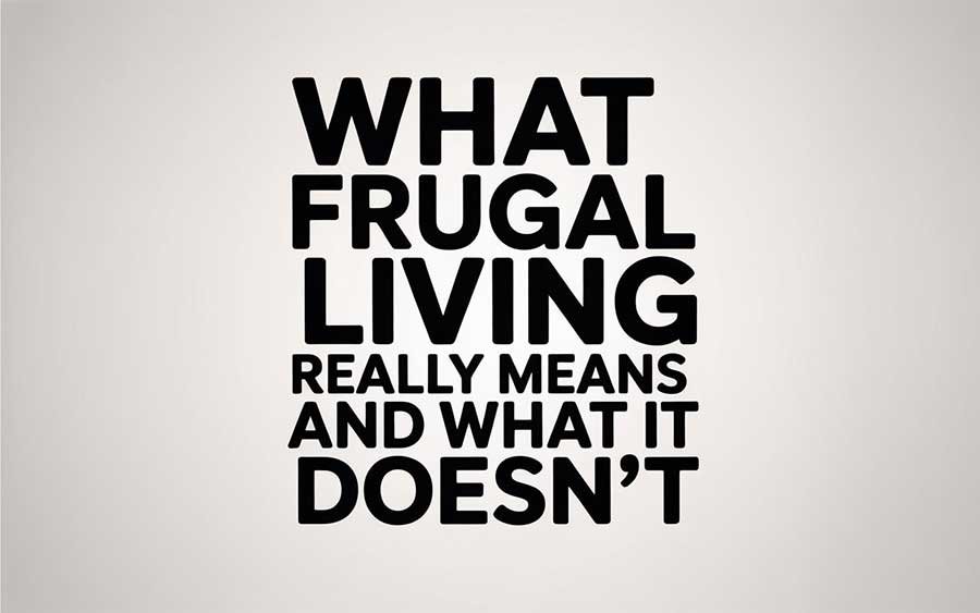 frugal living
