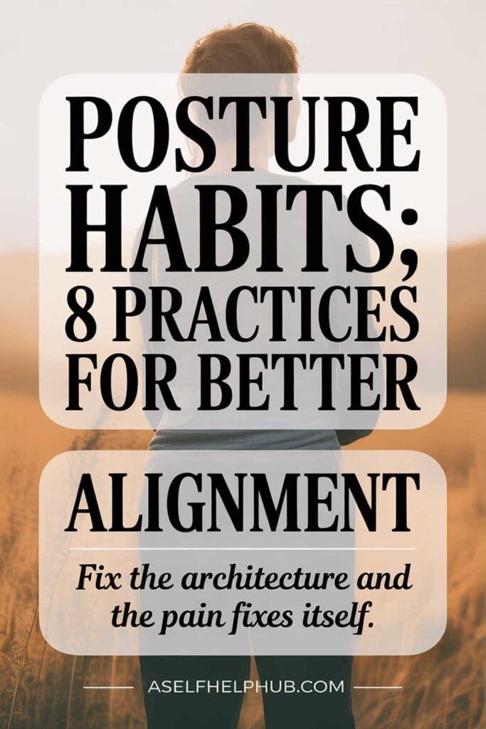 Posture Habits 8 Practices for Better Alignment