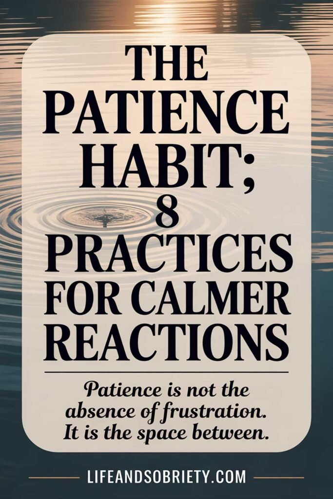 The Patience Habit 8 Practices for Calmer Reactions