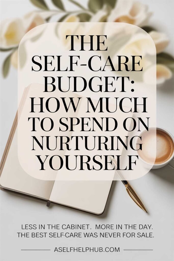 The Self-Care Budget How Much to Spend on Nurturing Yourself