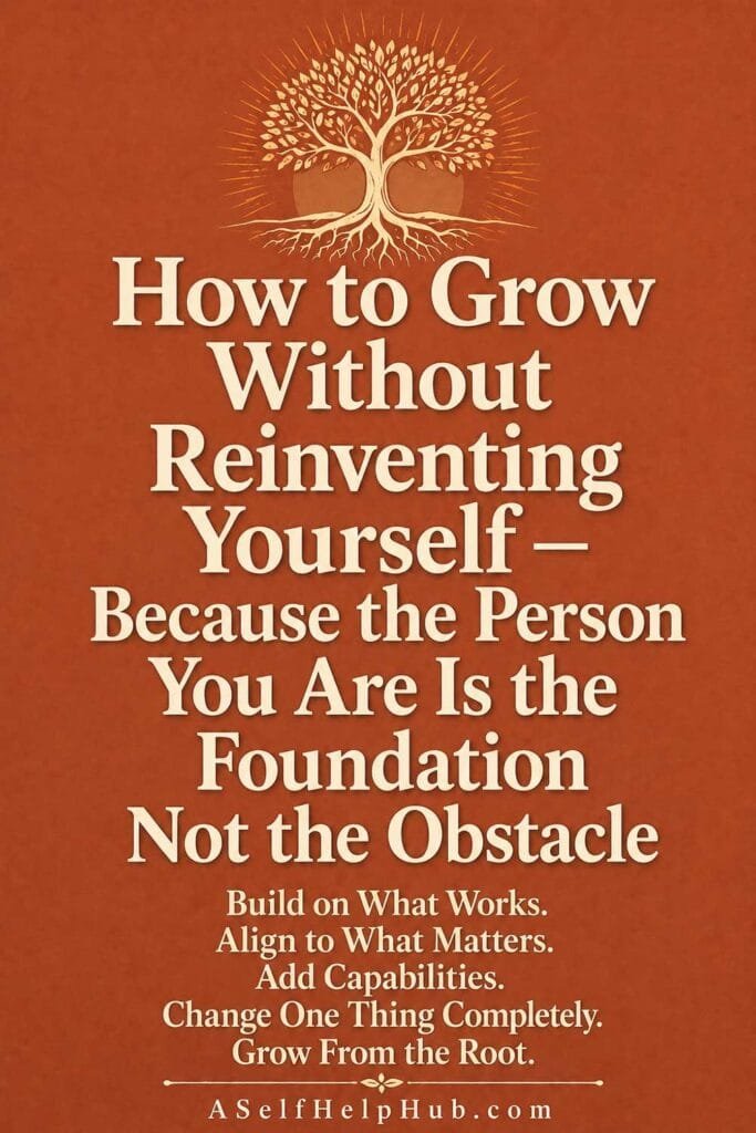 How to Grow Without Reinventing Yourself