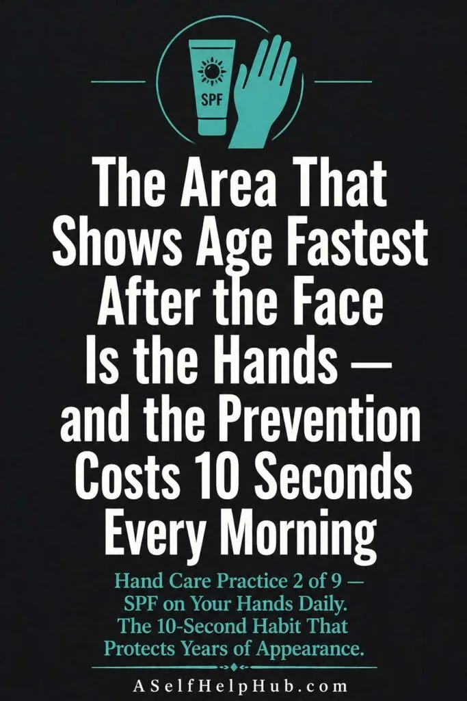 The Area That Shows Age Fastest After the Face Is the Hands
