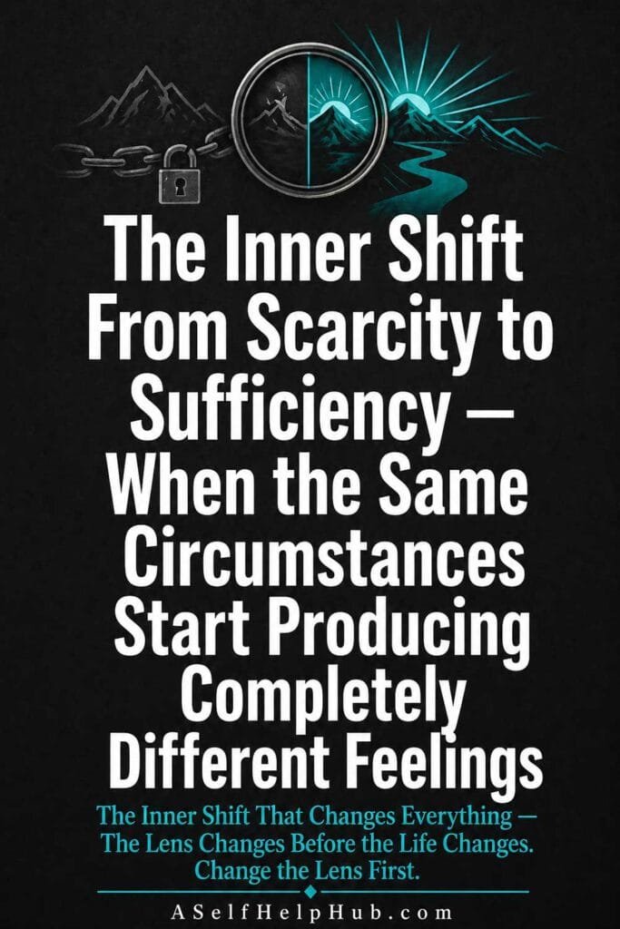 The Inner Shift From Scarcity to Sufficiency