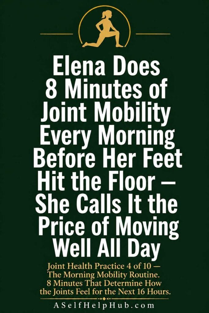 Elena Does 8 Minutes of Joint Mobility Every Morning Before Her Feet Hit the Floor — The Price of Moving Well All Day