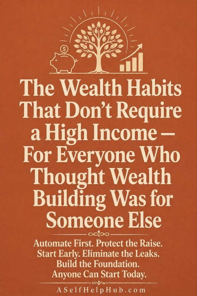 The Wealth Habits That Don’t Require a High Income