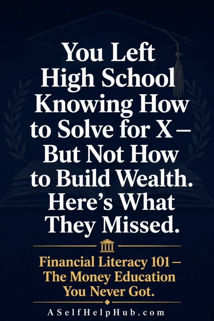 You Left High School Knowing How to Solve for X But Not How to Build Wealth — Here’s What They Missed