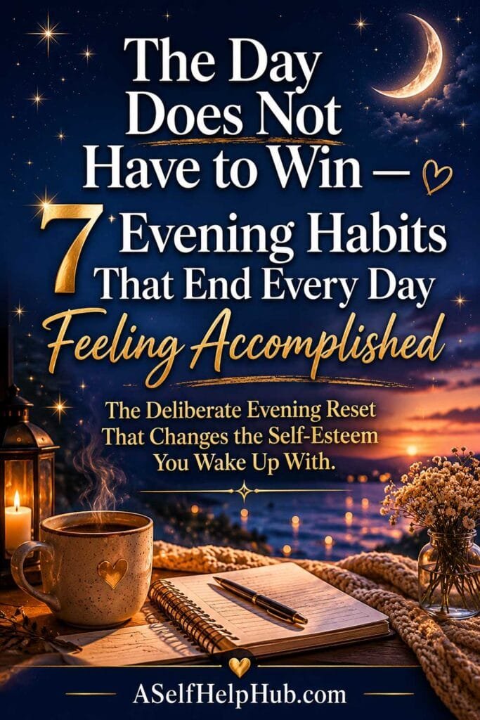 The Day Does Not Have to Win — 7 Evening Habits That End Every Day Feeling Accomplished