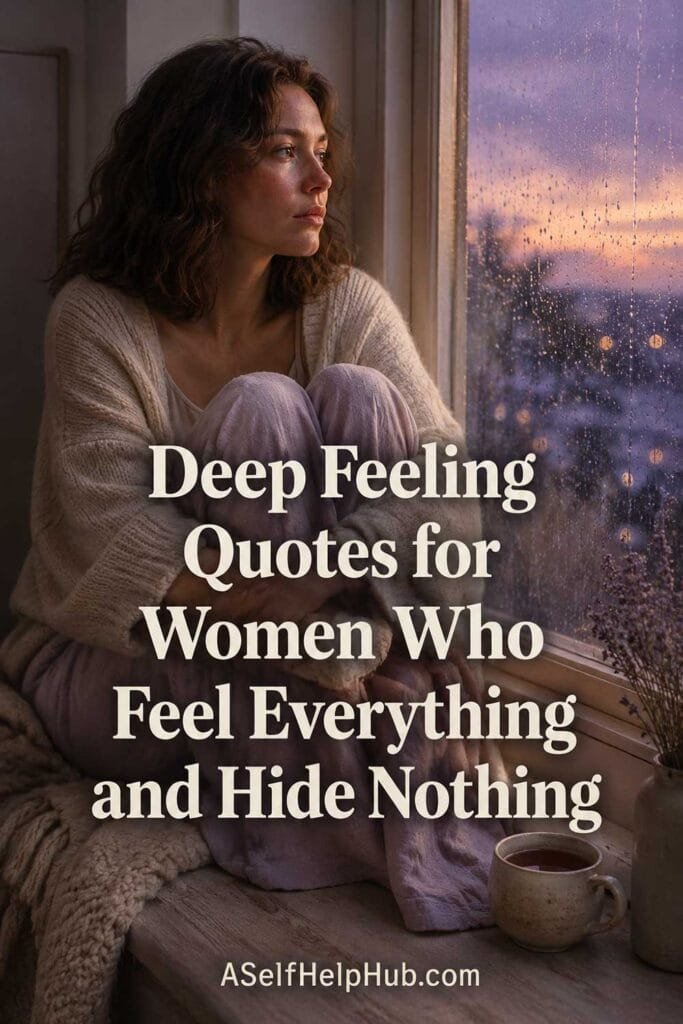 Deep Feeling Quotes for Women Who Feel Everything and Hide Nothing