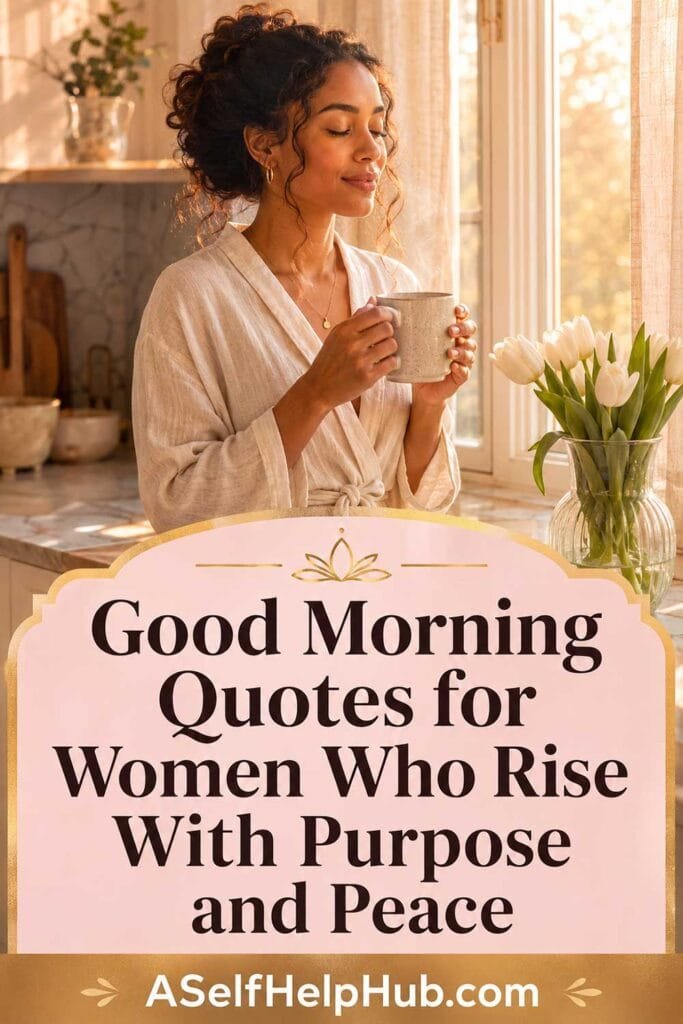 Good Morning Quotes for Women Who Rise With Purpose and Peace