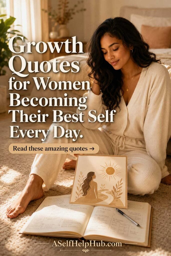 Growth Quotes for Women Becoming Their Best Self Every Day