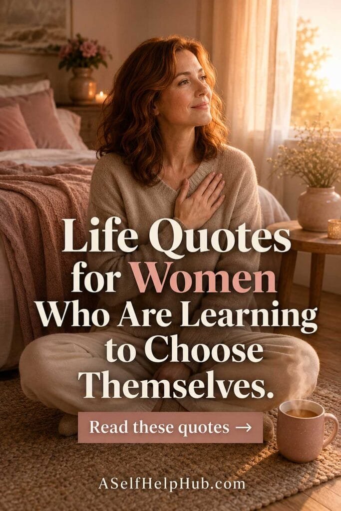 Life Quotes for Women Who Are Learning to Choose Themselves