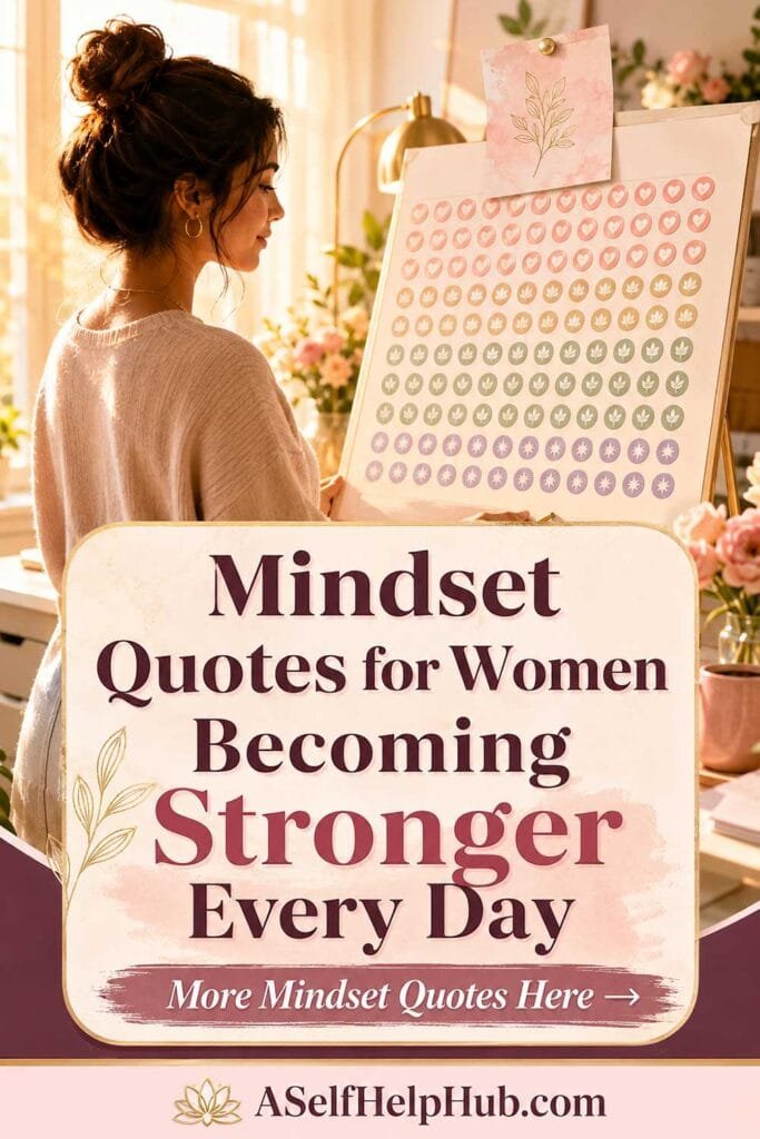 Mindset Quotes for Women Becoming Stronger Every Day