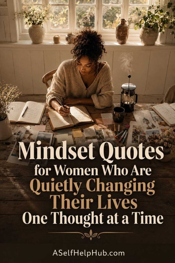 Mindset Quotes for Women Who Are Quietly Changing Their Lives One Thought at a Time